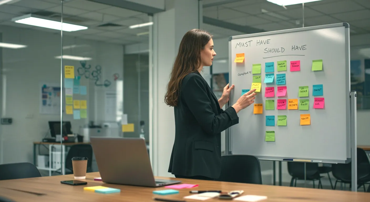 Manage your digital projects with MoSCoW: a prioritization method that secures deadlines, budget and strategic ROI.