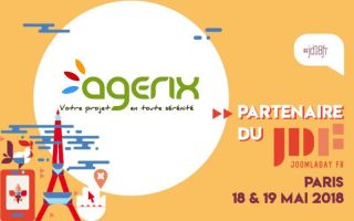 Agerix partenaire du JoomlaDay France 2018