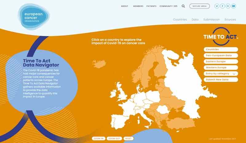 Time to act DATA Navigator by European Cancer